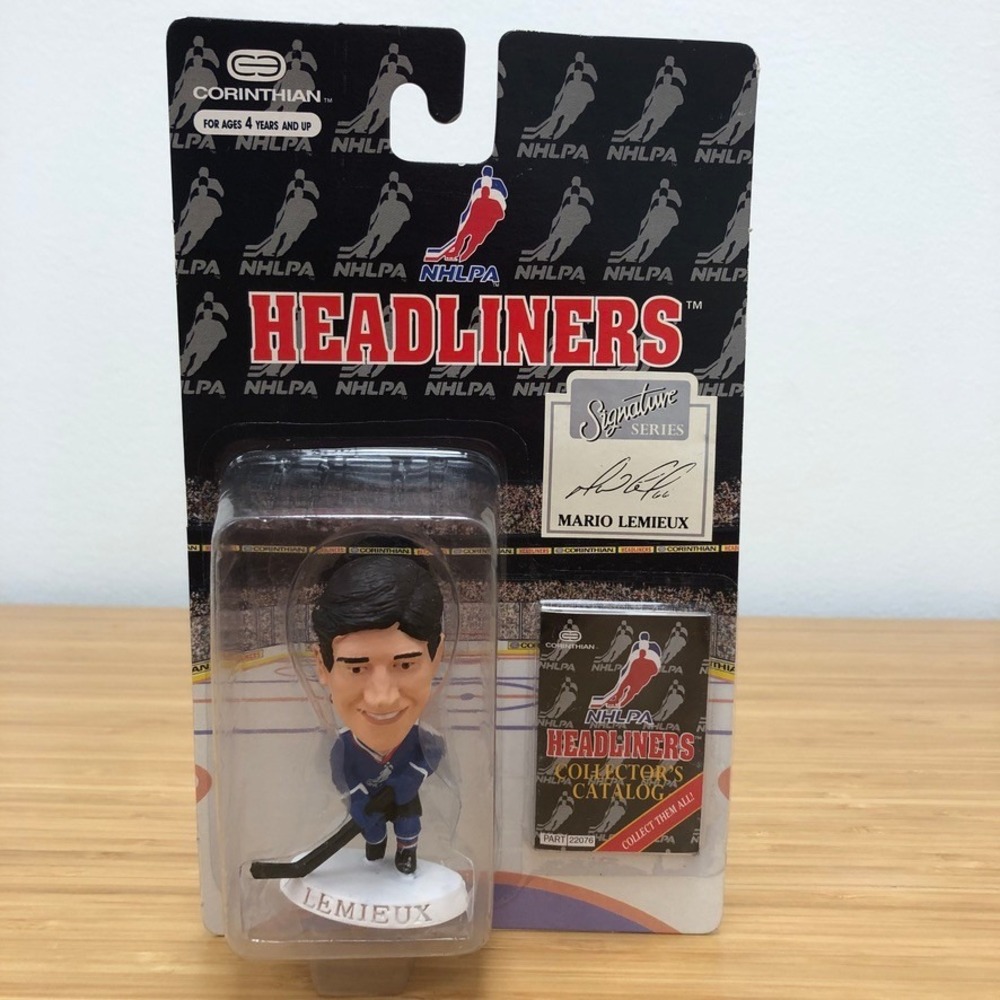 Corinthian Headliners Mario Lemieux NHL Figure Unisex Blue‎ Signature 1996
